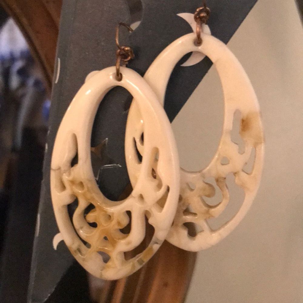 beautiful plastic earrings